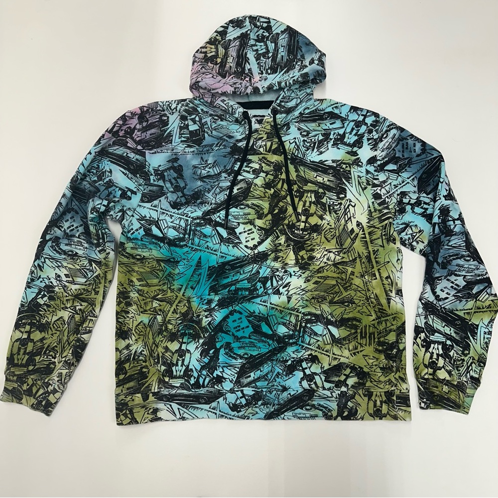 Upstanders Limited Edition Mens Hoody Sweatshirt Size XL Comics Graphics Art